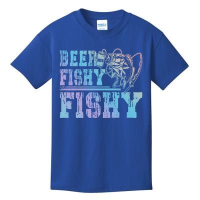 Beer Fishy Fishy Funny Fishing Gift Kids T-Shirt