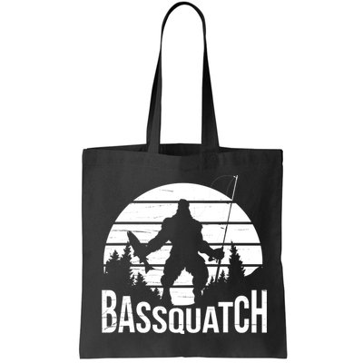 Bassquatch Funny Fishing Fisherman Fishing Rod Bass Fish Bag