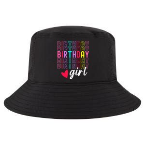 Birthday For Girl Retro Text Awesome Cute Birthday Party Cool Comfort Performance Bucket Hat