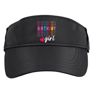 Birthday For Girl Retro Text Awesome Cute Birthday Party Adult Drive Performance Visor