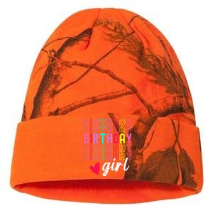 Birthday For Girl Retro Text Awesome Cute Birthday Party Kati Licensed 12" Camo Beanie