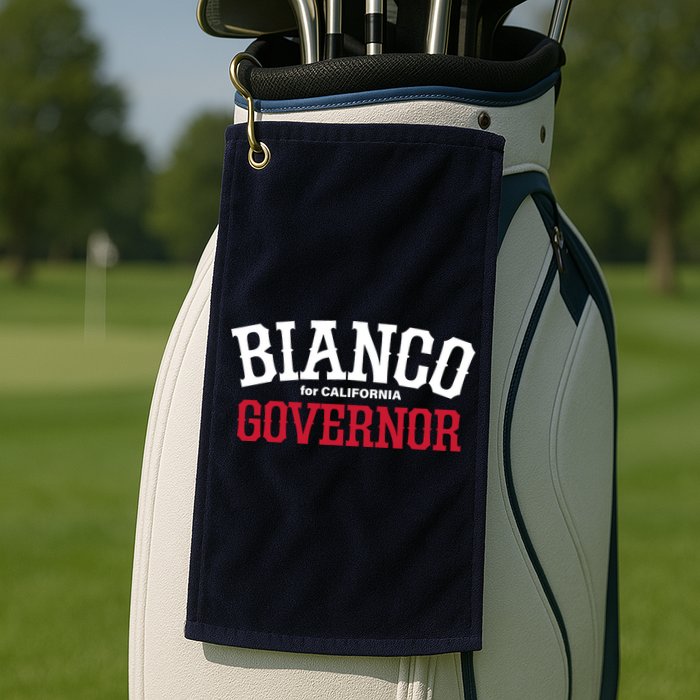 Bianco For Governor Golf Towel
