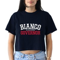 Bianco For Governor Crop Top
