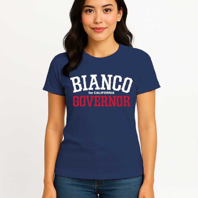 Bianco For Governor Womens T-Shirt