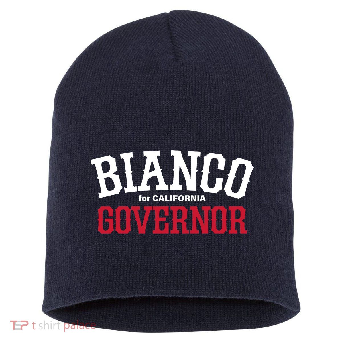 Bianco For Governor Short Acrylic Beanie