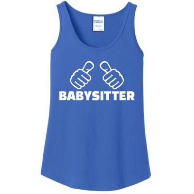 Babysitter Funny Gift Ladies Essential Tank