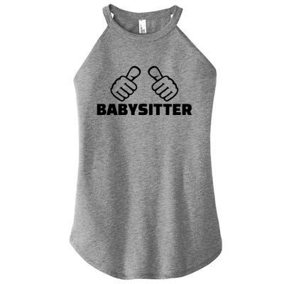 Babysitter Funny Gift Women’s Perfect Tri Rocker Tank