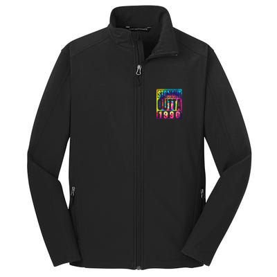 Birthday Funny Gift Born In 1990 Straight Outta 1990 Gift Core Soft Shell Jacket