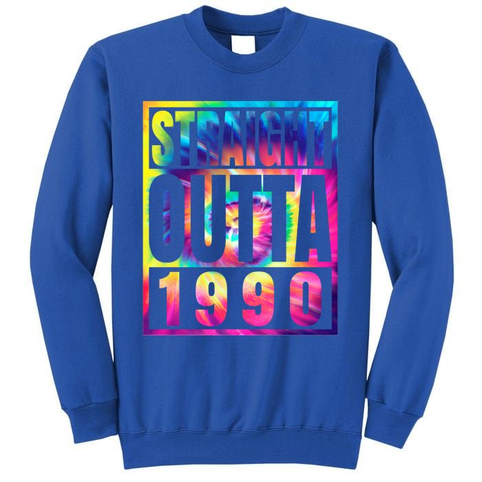 Birthday Funny Gift Born In 1990 Straight Outta 1990 Gift Tall Sweatshirt