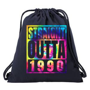 Birthday Funny Gift Born In 1990 Straight Outta 1990 Gift Drawstring Bag