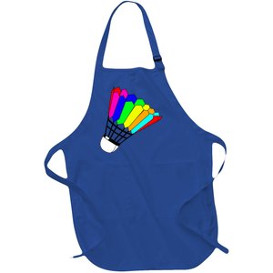 Badminton Fan Gift Full-Length Apron With Pockets