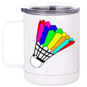 Badminton Fan Gift 12 oz Stainless Steel Tumbler Cup