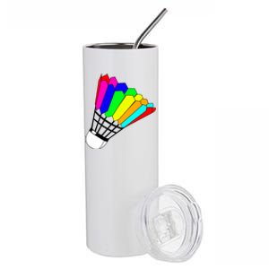 Badminton Fan Gift Stainless Steel Tumbler