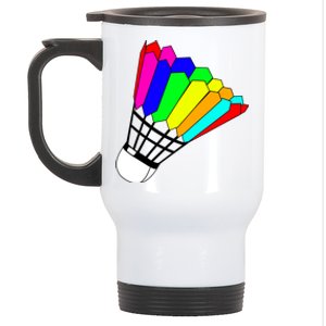 Badminton Fan Gift Stainless Steel Travel Mug