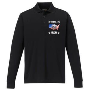 Bolonka Funny Gift Bolonka Dog Bolonka Proud Patriot Mom Cool Gift Performance Long Sleeve Polo