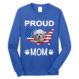 Bolonka Funny Gift Bolonka Dog Bolonka Proud Patriot Mom Cool Gift Long Sleeve Shirt