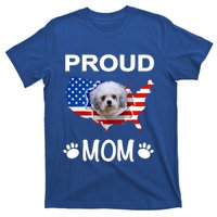 Bolonka Funny Gift Bolonka Dog Bolonka Proud Patriot Mom Cool Gift T-Shirt