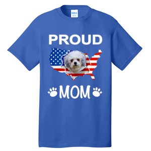 Bolonka Funny Gift Bolonka Dog Bolonka Proud Patriot Mom Cool Gift Tall T-Shirt