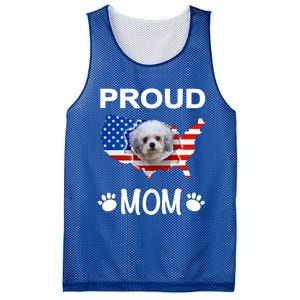 Bolonka Funny Gift Bolonka Dog Bolonka Proud Patriot Mom Cool Gift Mesh Reversible Basketball Jersey Tank