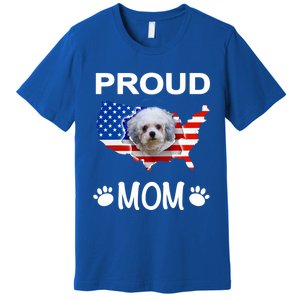 Bolonka Funny Gift Bolonka Dog Bolonka Proud Patriot Mom Cool Gift Premium T-Shirt