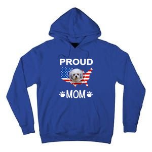 Bolonka Funny Gift Bolonka Dog Bolonka Proud Patriot Mom Cool Gift Tall Hoodie