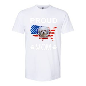 Bolonka Funny Gift Bolonka Dog Bolonka Proud Patriot Mom Cool Gift Softstyle CVC T-Shirt