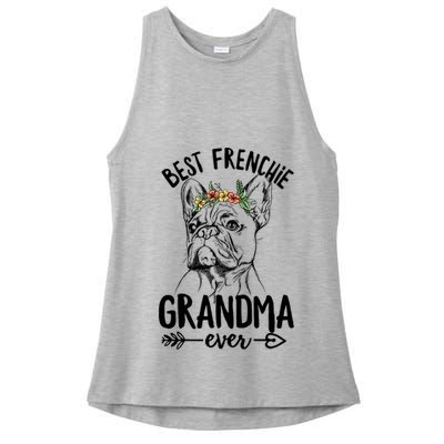 Best Frenchie Grandma Ever Design for your Frenchie Grandma Ladies PosiCharge Tri-Blend Wicking Tank