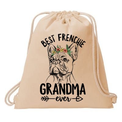 Best Frenchie Grandma Ever Design for your Frenchie Grandma Drawstring Bag