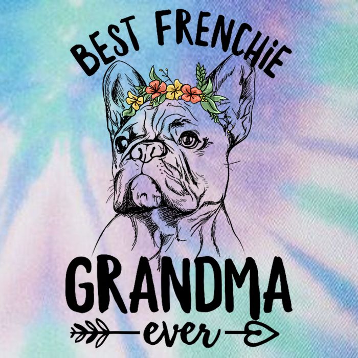 Best Frenchie Grandma Ever Design for your Frenchie Grandma Legacy Tie Dye Trucker Hat