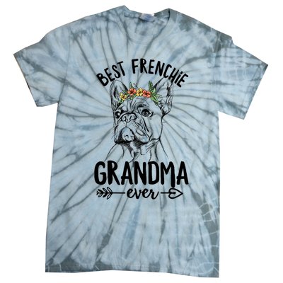 Best Frenchie Grandma Ever Design for your Frenchie Grandma Tie-Dye T-Shirt