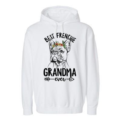 Best Frenchie Grandma Ever Design for your Frenchie Grandma Garment-Dyed Fleece Hoodie