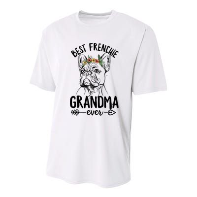 Best Frenchie Grandma Ever Design for your Frenchie Grandma Youth Performance Sprint T-Shirt