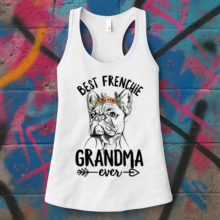 Best Frenchie Grandma Ever Design for your Frenchie Grandma Womens Tank Top