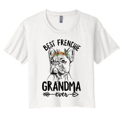 Best Frenchie Grandma Ever Design for your Frenchie Grandma Crop Top