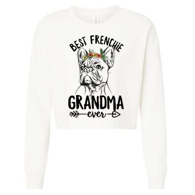 Best Frenchie Grandma Ever Design for your Frenchie Grandma Cropped Pullover Crew