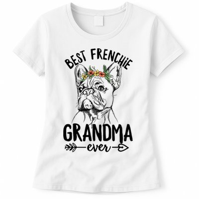 Best Frenchie Grandma Ever Design for your Frenchie Grandma Womens T-Shirt