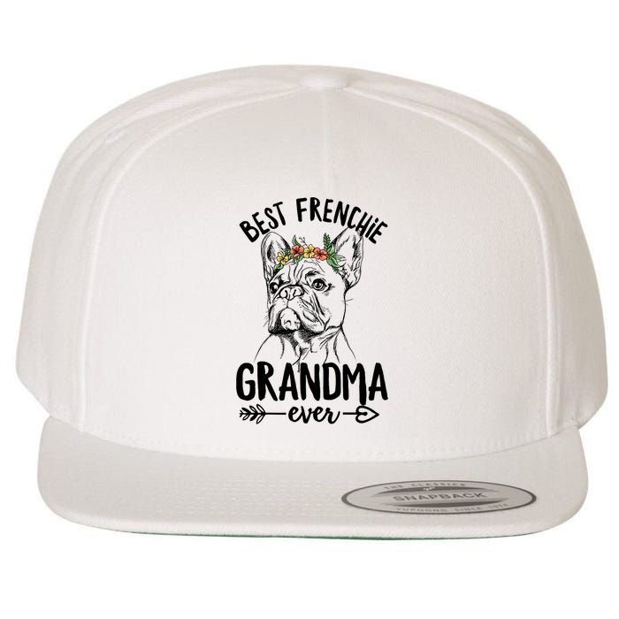 Best Frenchie Grandma Ever Design for your Frenchie Grandma Wool Snapback Cap