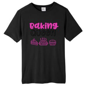 Baking Funny Gift Mom Baking Queen Mama Gift Tall Fusion ChromaSoft Performance T-Shirt