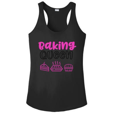 Baking Funny Gift Mom Baking Queen Mama Gift Ladies PosiCharge Competitor Racerback Tank