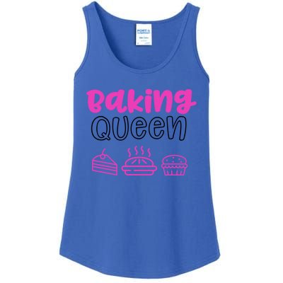 Baking Funny Gift Mom Baking Queen Mama Gift Ladies Essential Tank