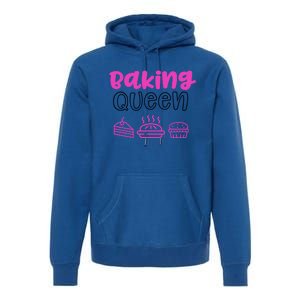 Baking Funny Gift Mom Baking Queen Mama Gift Premium Hoodie