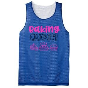 Baking Funny Gift Mom Baking Queen Mama Gift Mesh Reversible Basketball Jersey Tank