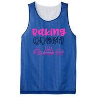 Baking Funny Gift Mom Baking Queen Mama Gift Mesh Reversible Basketball Jersey Tank