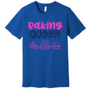 Baking Funny Gift Mom Baking Queen Mama Gift Premium T-Shirt