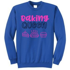 Baking Funny Gift Mom Baking Queen Mama Gift Tall Sweatshirt