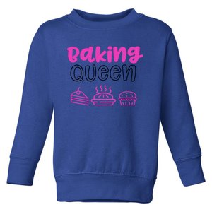 Baking Funny Gift Mom Baking Queen Mama Gift Toddler Sweatshirt