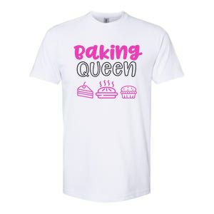 Baking Funny Gift Mom Baking Queen Mama Gift Softstyle CVC T-Shirt