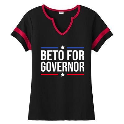 Beto For Governor Ladies Halftime Notch Neck Tee