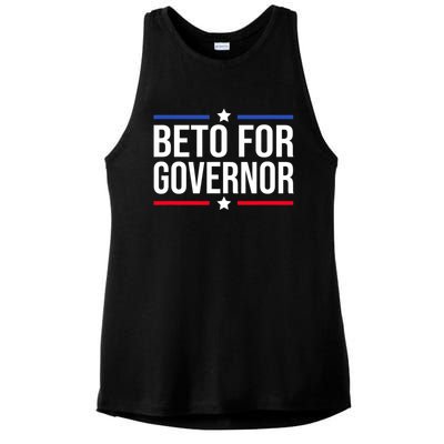 Beto For Governor Ladies PosiCharge Tri-Blend Wicking Tank