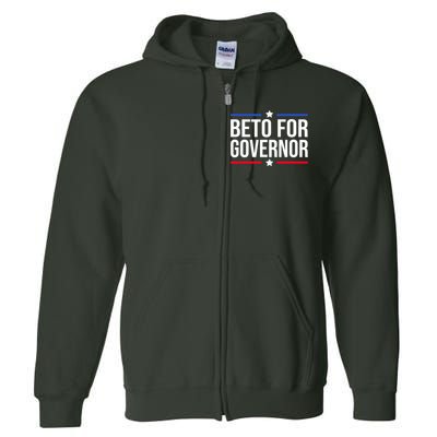 Beto For Governor Full Zip Hoodie